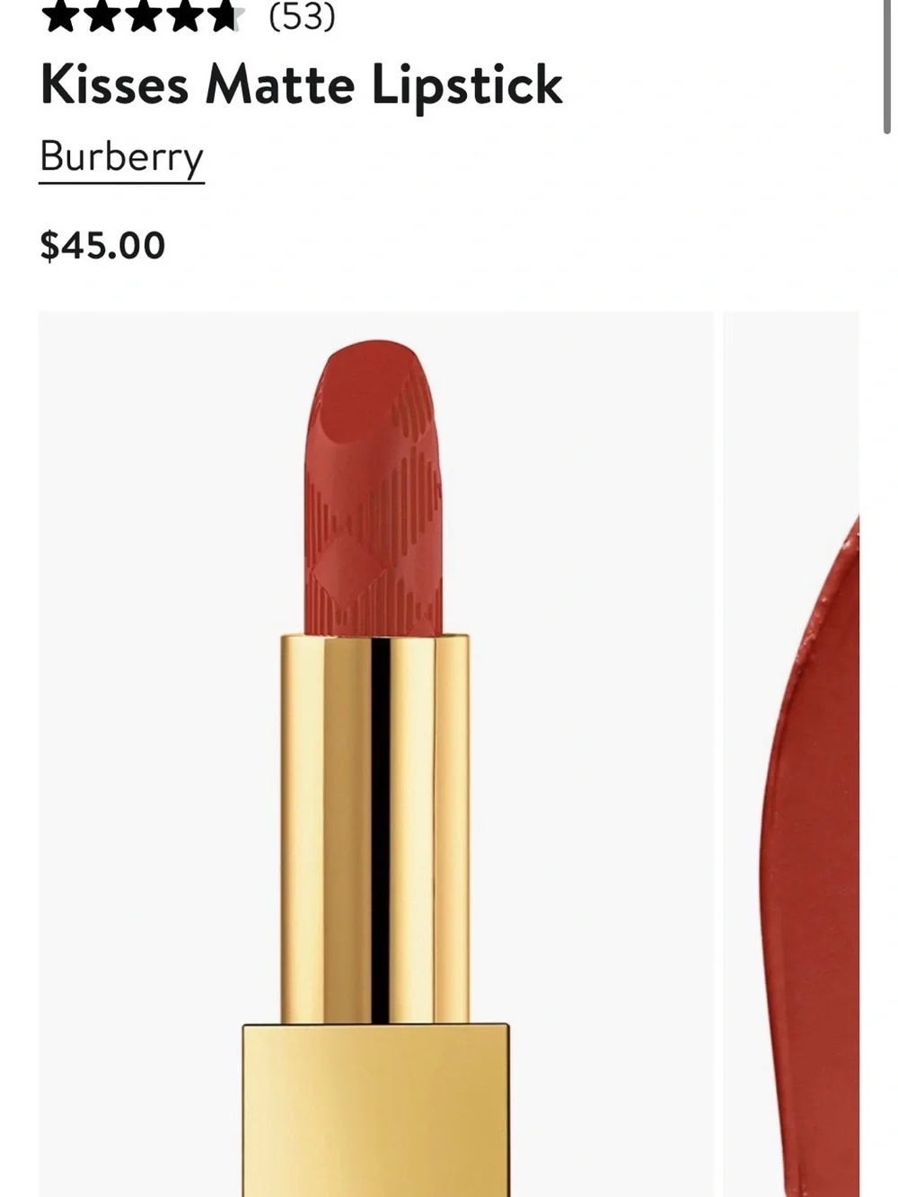 Burberry Kisses Matte Lip Colour 93 Matte Russet